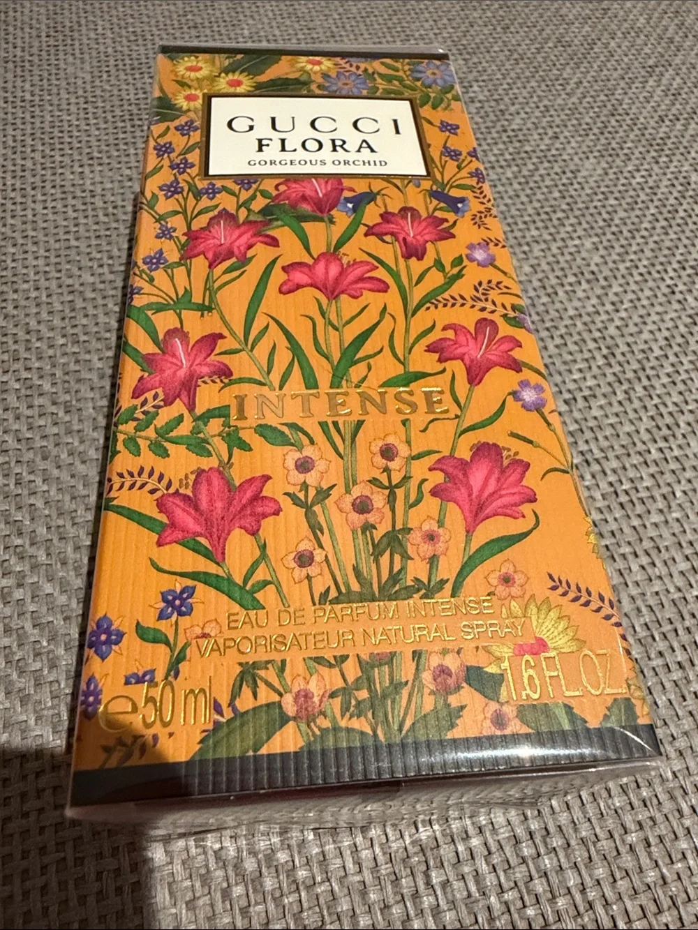 Gucci Flora Gorgeous Orchid intense intense 50ml 1.6oz sealed box